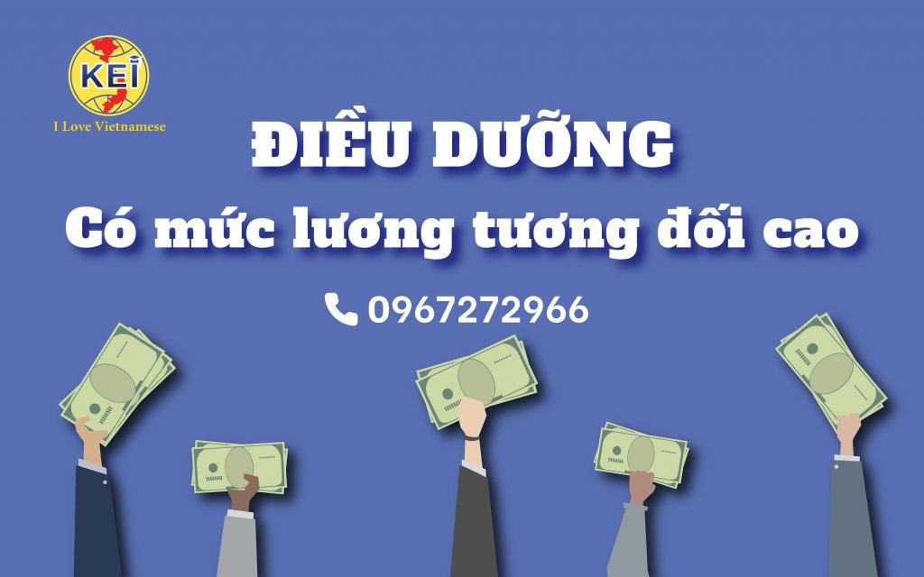 Điều dưỡng tại Nhật có mức lương tương đối cao