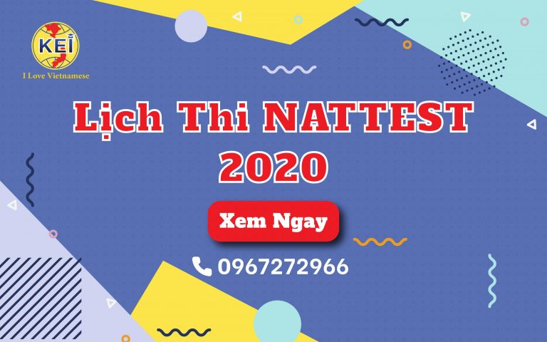 Lịch Thi Nattest 2020