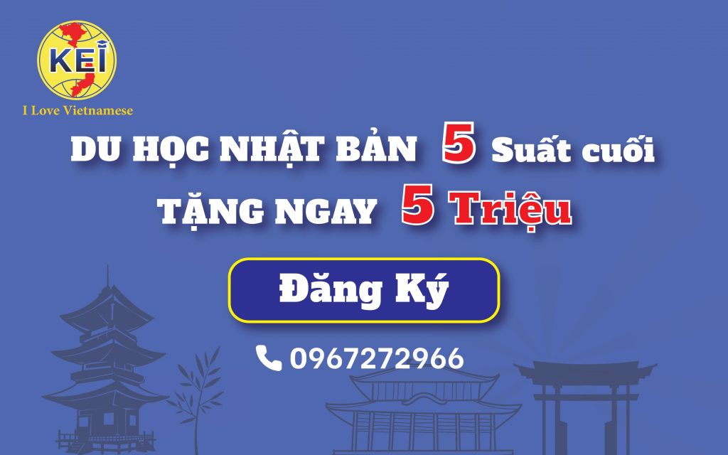 Ưu đãi 5 triệu cho 5 suất du học cuối 