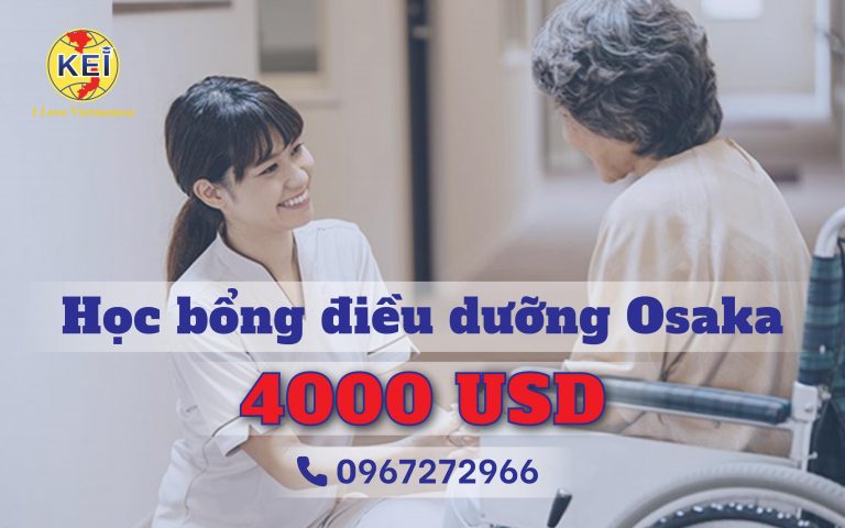 du học điều dưỡng osaka 4000 usd