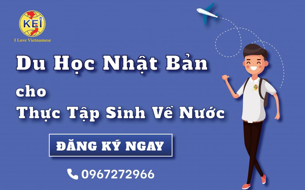 du học Nhật bản cho thực tập sinh về nước 