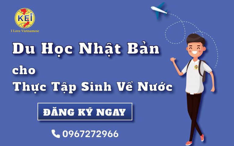 du học Nhật bản cho thực tập sinh về nước